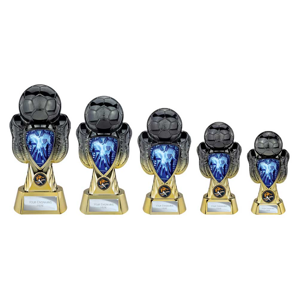Tournament Heavyweight Blue Shirt Carbon Black & Gold