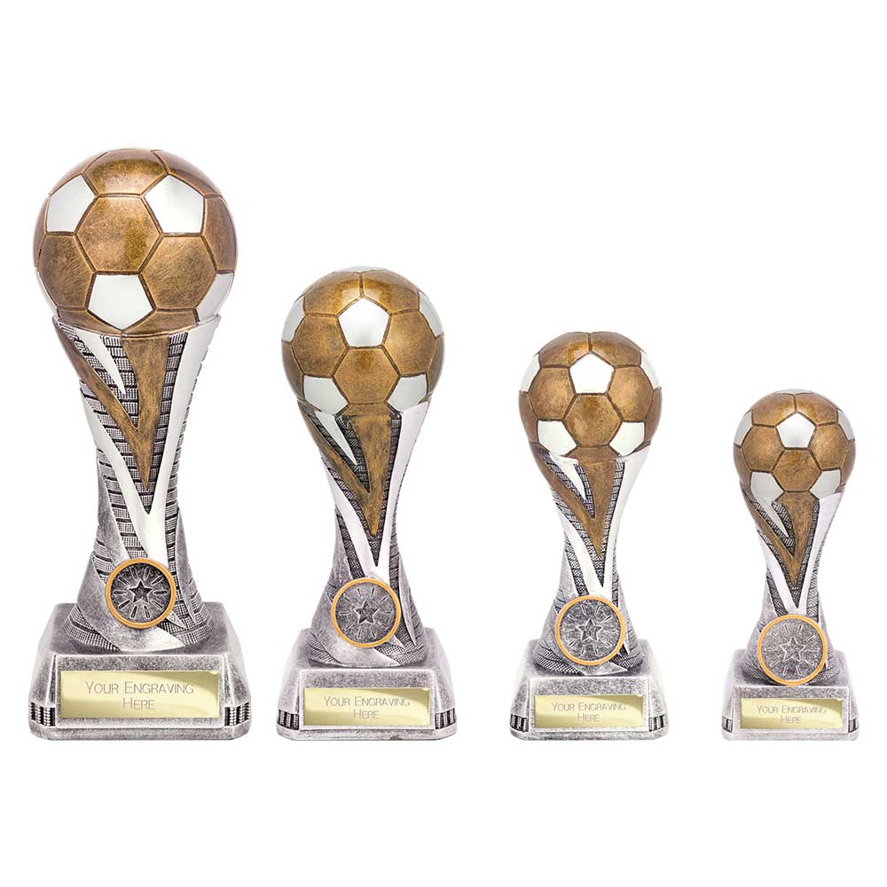 Tempest Football Award Antique Silver & Gold