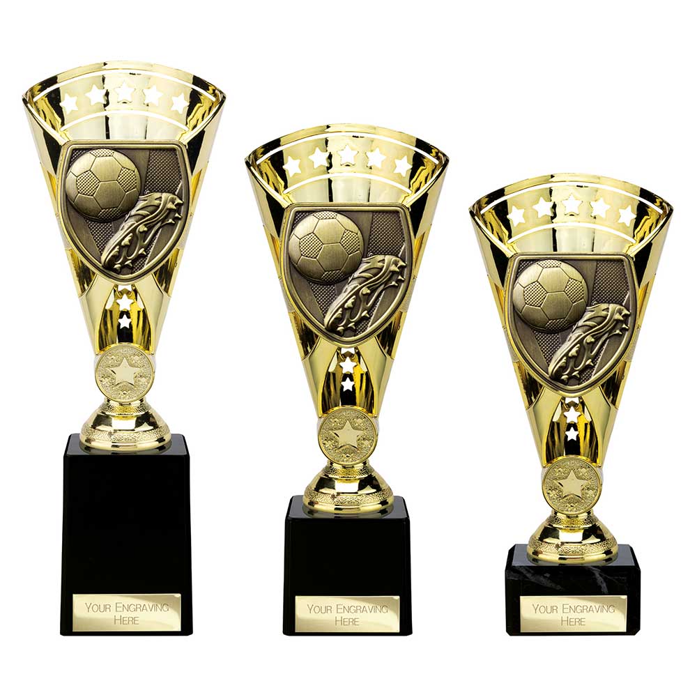 Cobra Star Cup Football Boot & Ball Gold