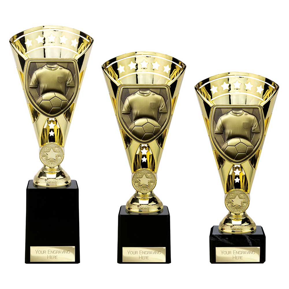 Cobra Star Cup Football Shirt & Ball Gold