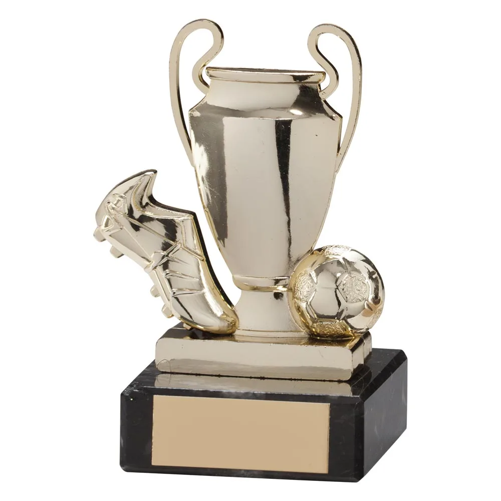 Champions Cup Football Trophy Gold