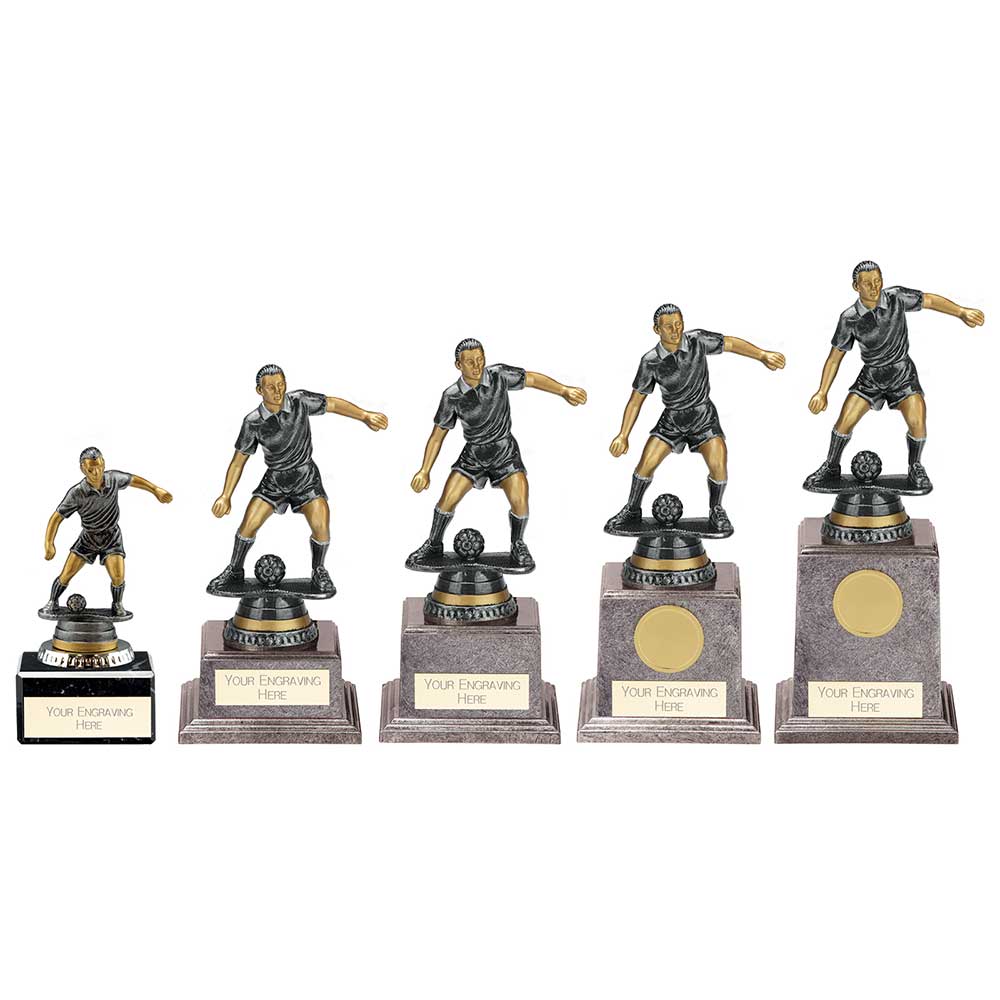 Cyclone Football Player Male Antique Silver