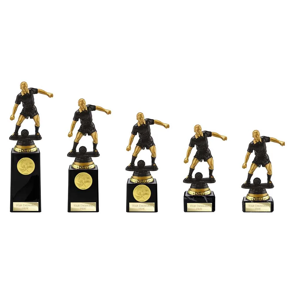 Cyclone Football Player Male Black & Gold