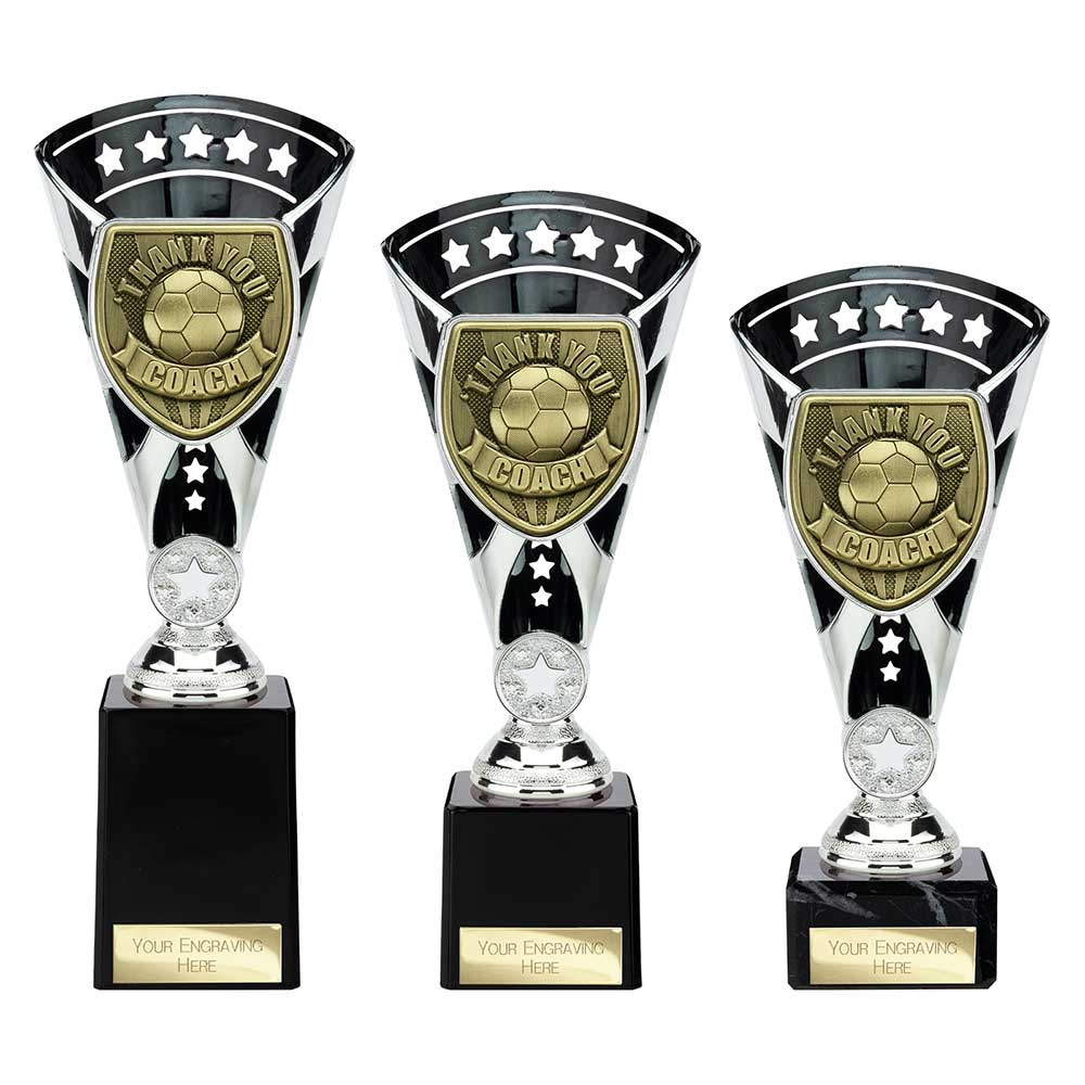 Cobra Star Cup Thank you Coach Silver & Black