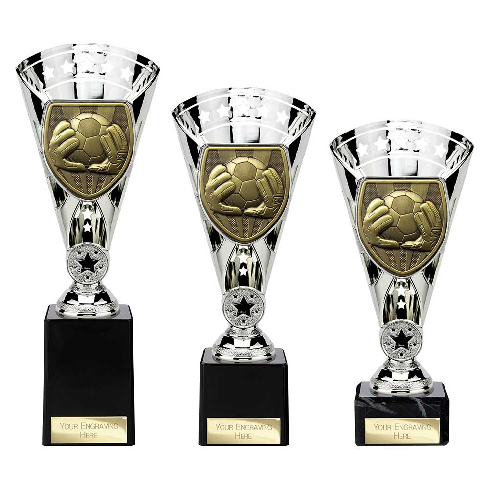 Cobra Star Cup Football Goal Keeper Silver