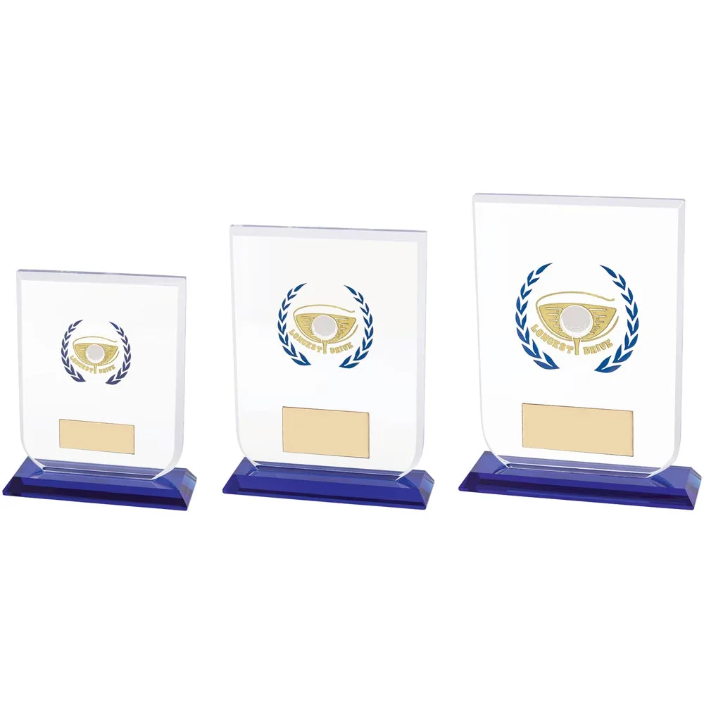 Gladiator Golf Longest Drive Award Glass