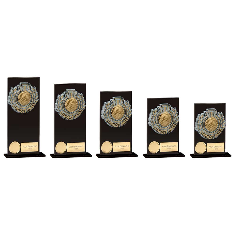 Euphoria Hero Longest Drive Glass Award Jet Black