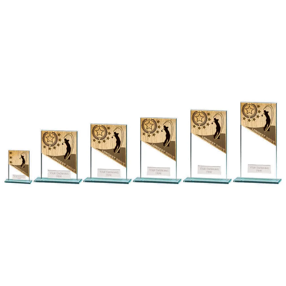 Mustang Longest Drive Jade Glass Award