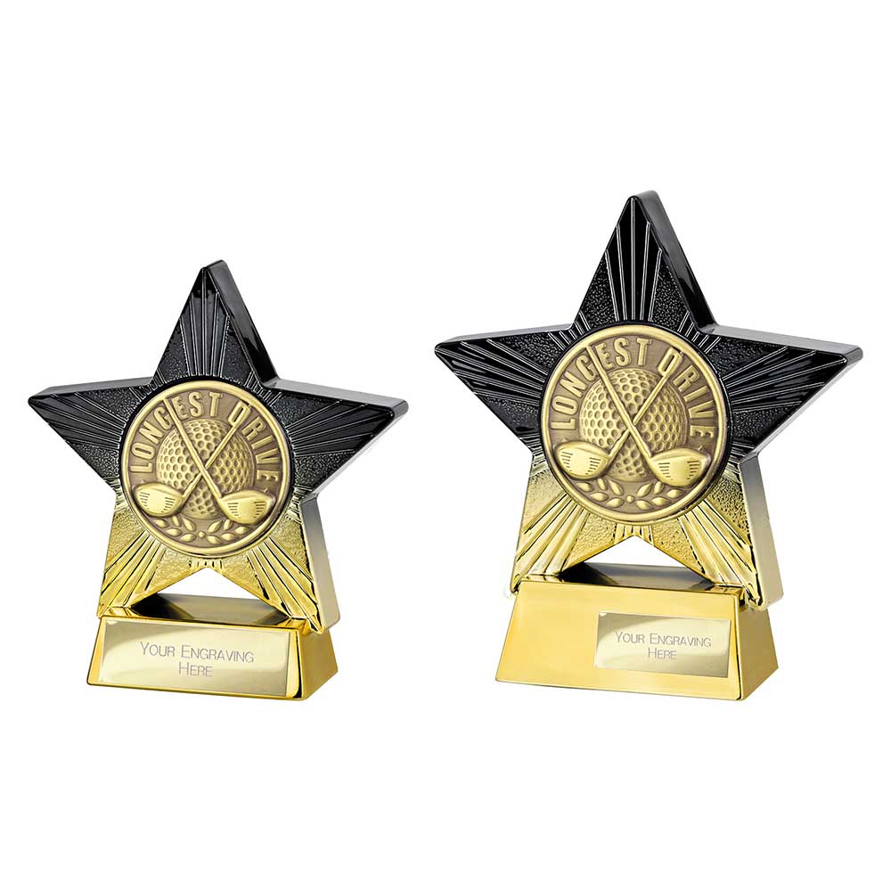 Superstar Longest Drive Award Black & Gold