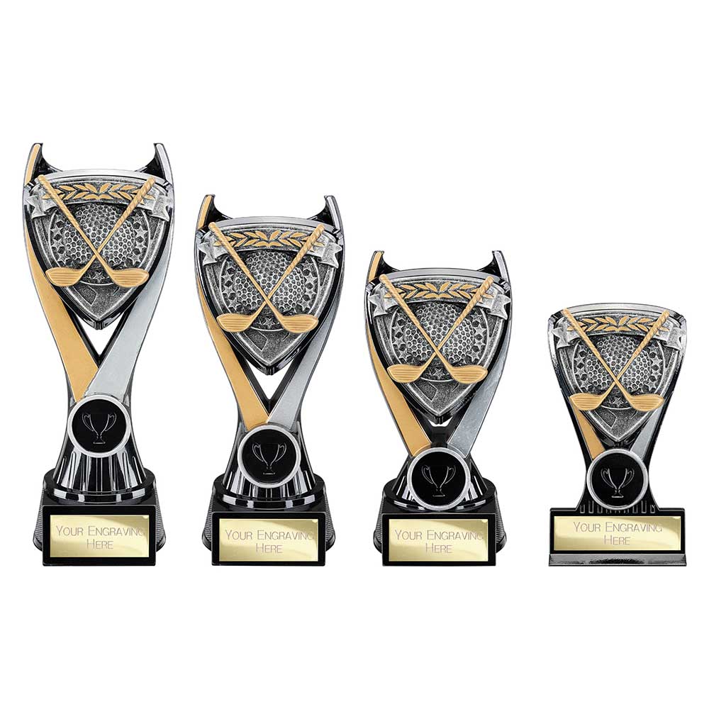 Wolverine Plaque Golf Carbon Black & Fusion Gold