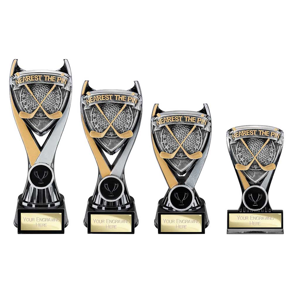 Wolverine Plaque Nearest Pin Carbon Black & Fusion Gold