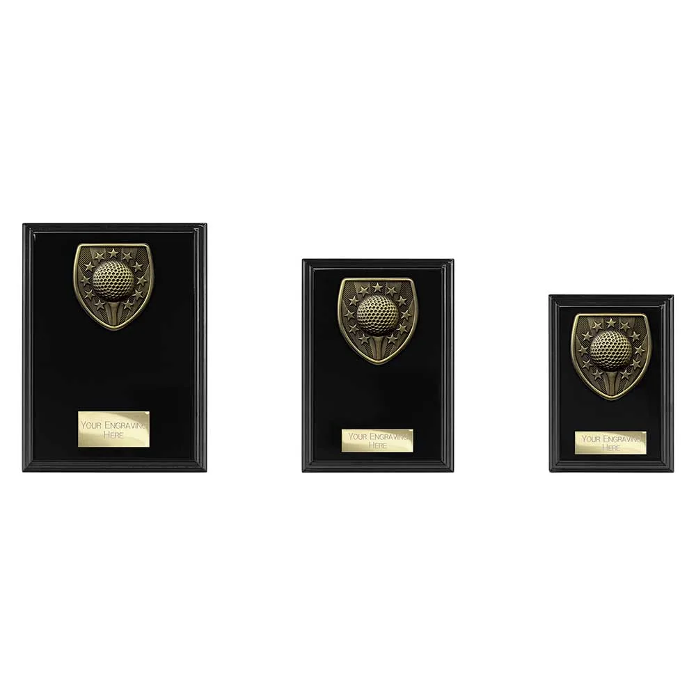 Cobra Plaque Golf Award Epic Black
