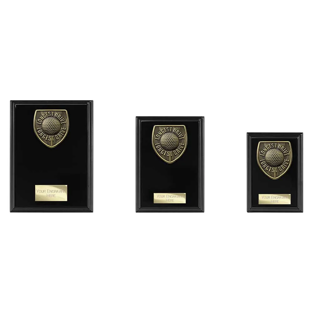 Cobra Plaque Golf Longest Drive Award Epic Black