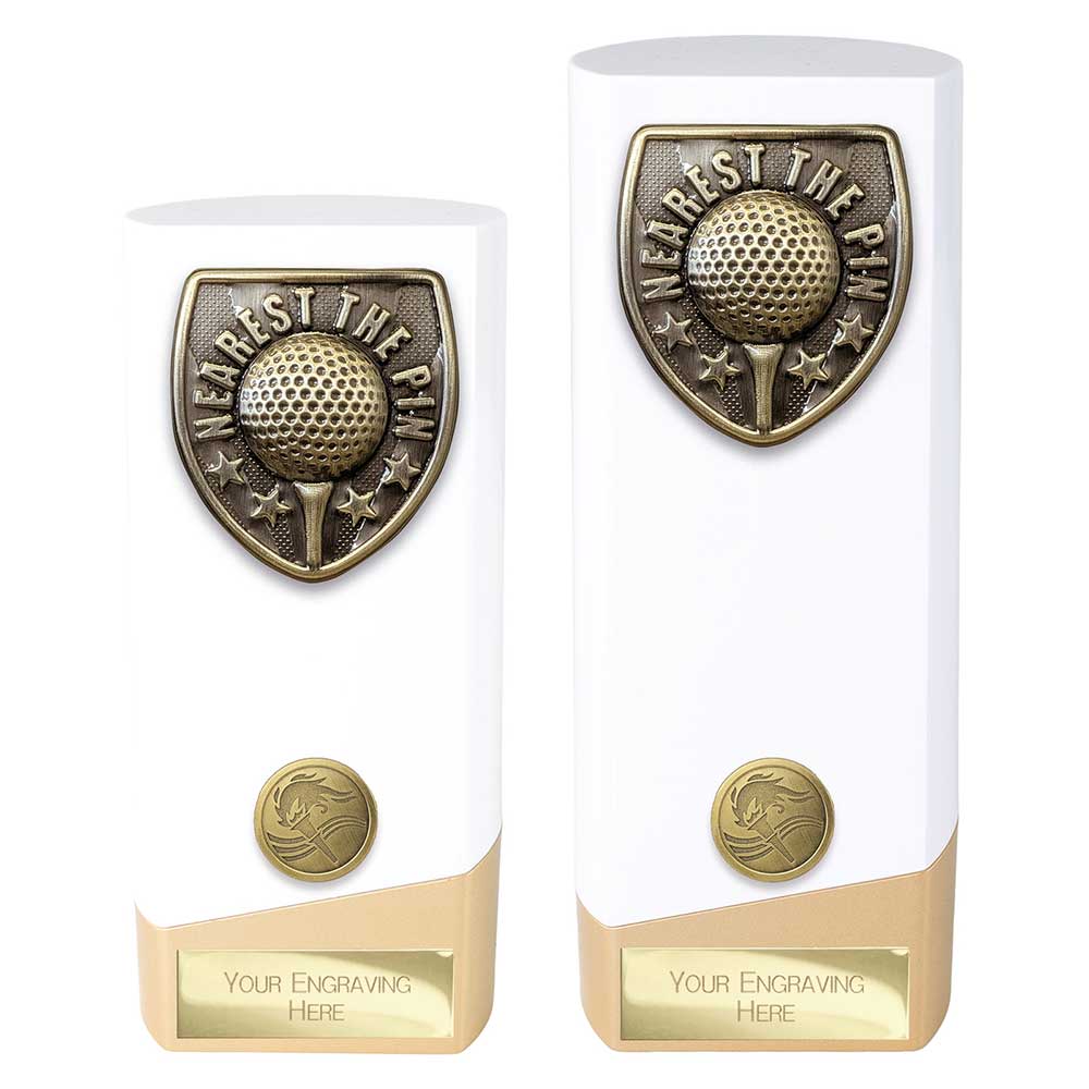 Prime Cobra Golf Nearest the Pin Award White & Gold