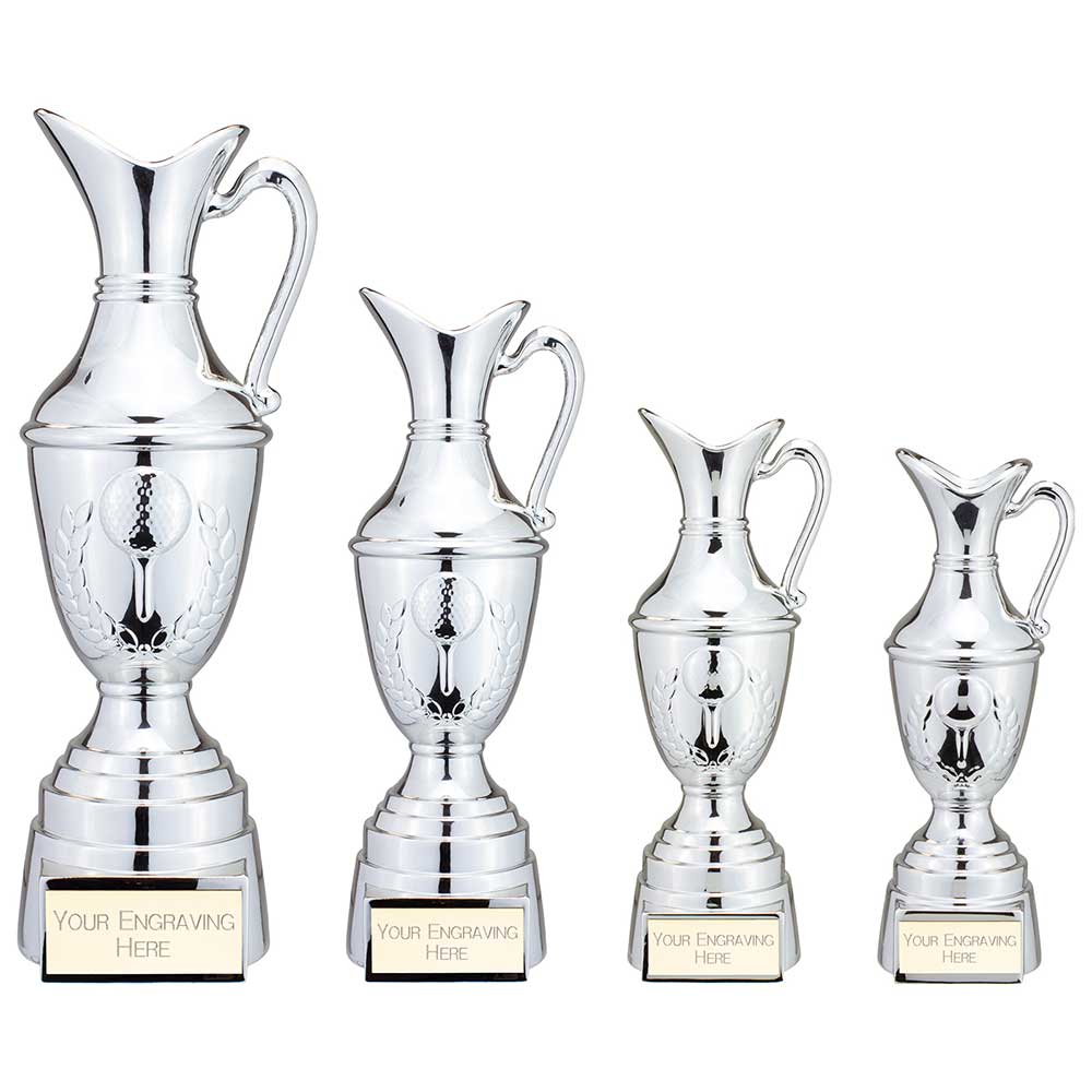 Claret Jug Golf Resin Vacuum Plated Silver