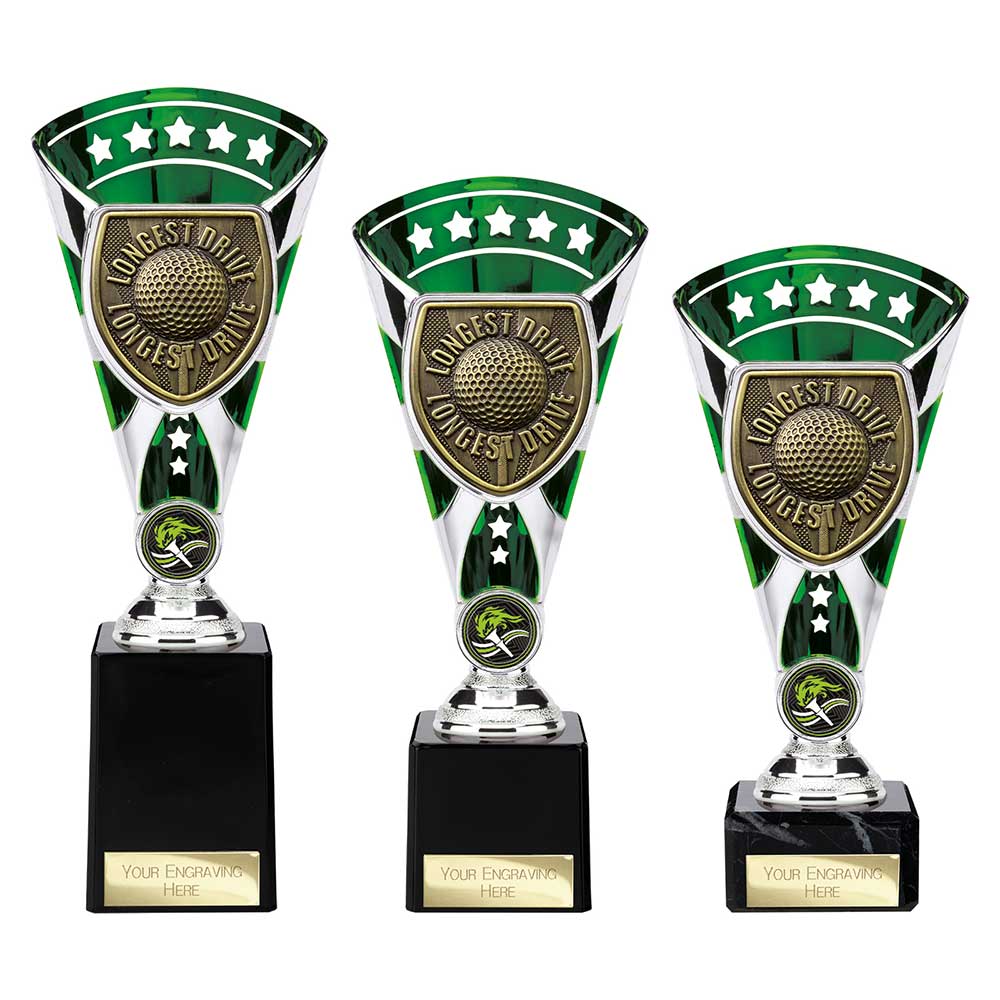 Cobra Star Golf Longest Drive Silver & Green