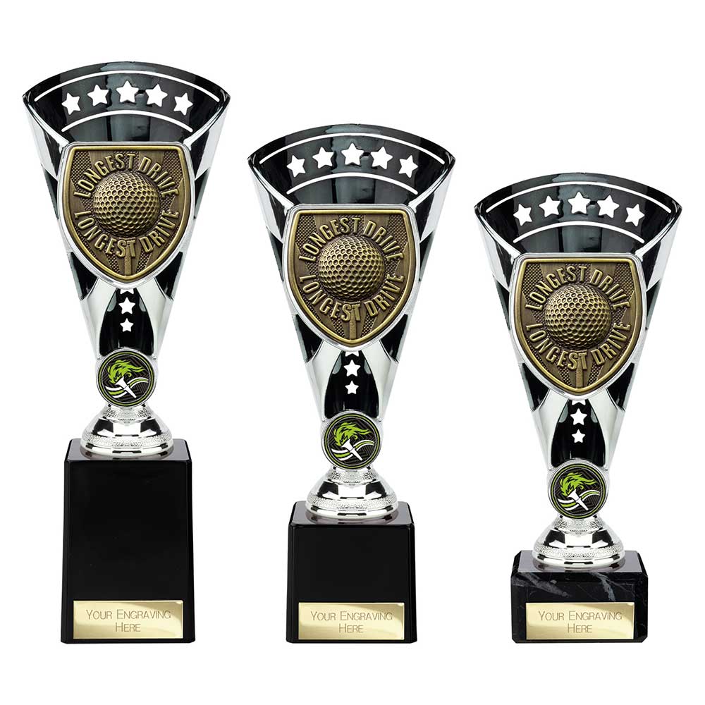 Cobra Star Cup Golf Longest Drive Silver & Black