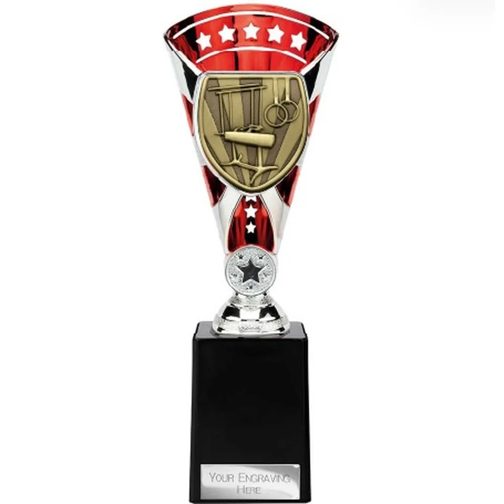 Gymnastics Cobra Star Cup Silver & Red