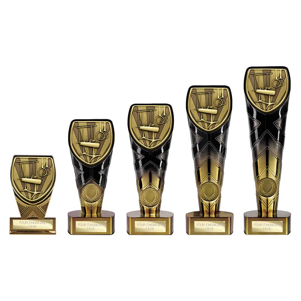 Fusion Cobra Gymnastics Plaque Award Black & Gold