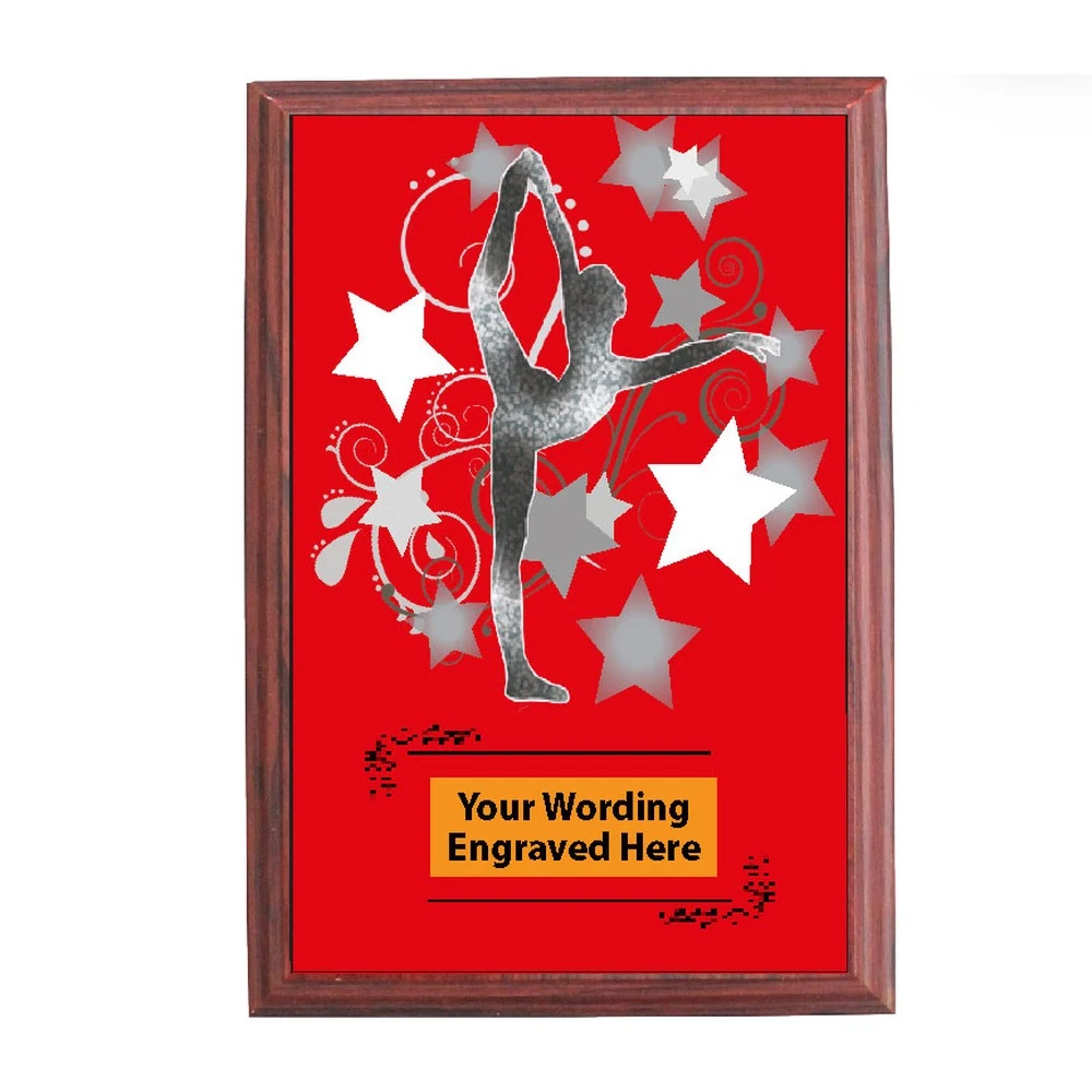 Star Gymnastics Shield Award - Red