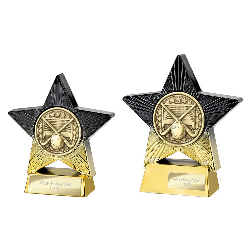 Superstar Hockey Award Black & Gold