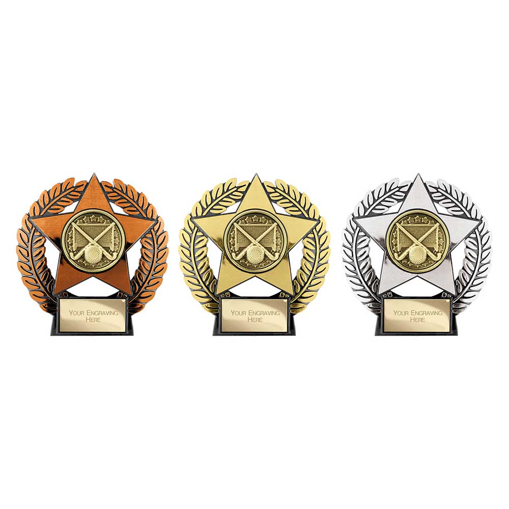 Emperor Star Hockey Plaque Bronze
