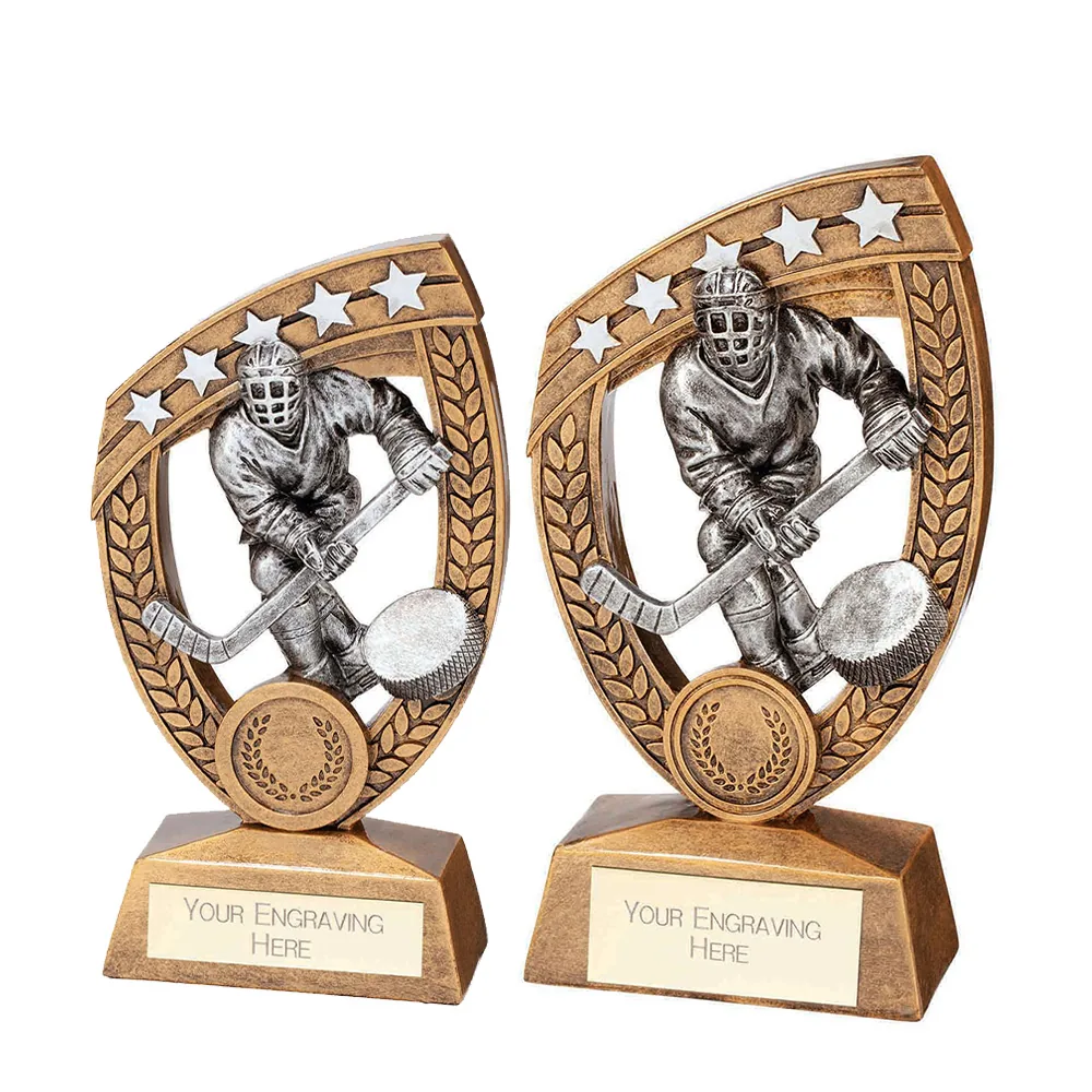 Patriot Ice hockey Resin Plaque