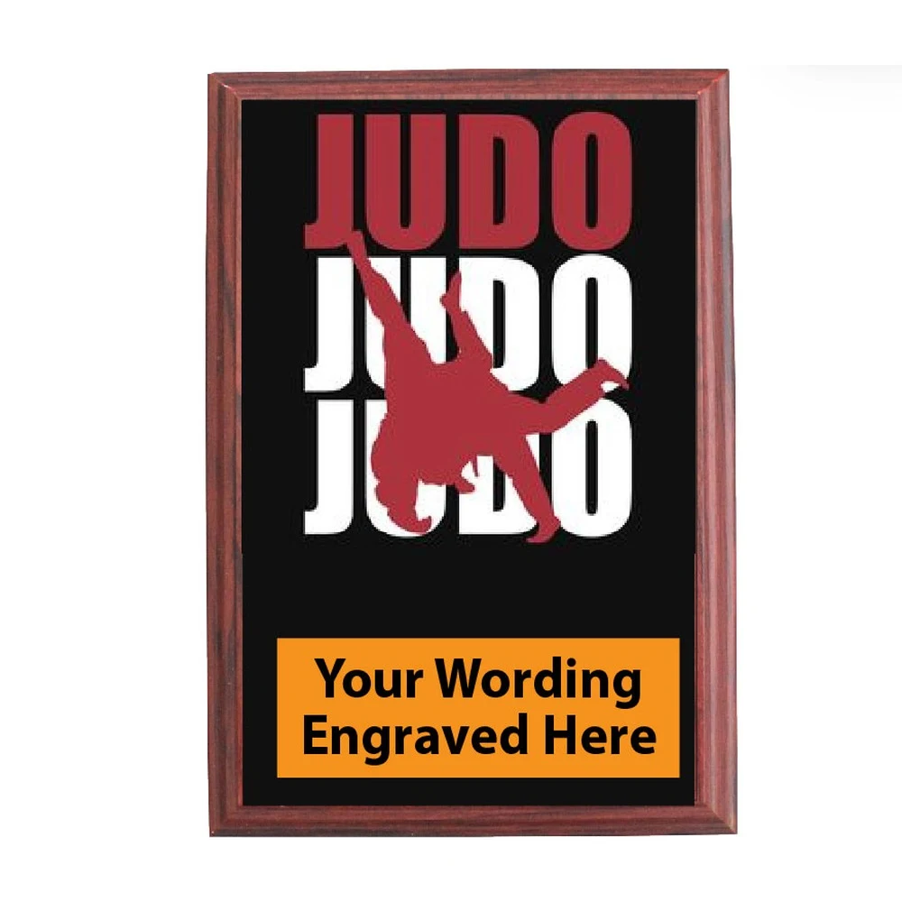 Star Judo Shield Award - Red