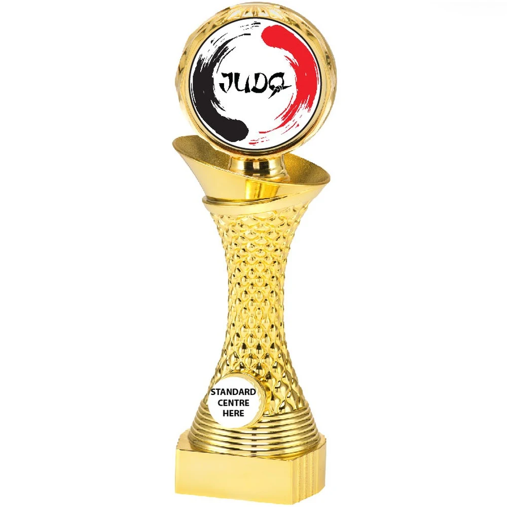 Judo Column Award - Red & Black