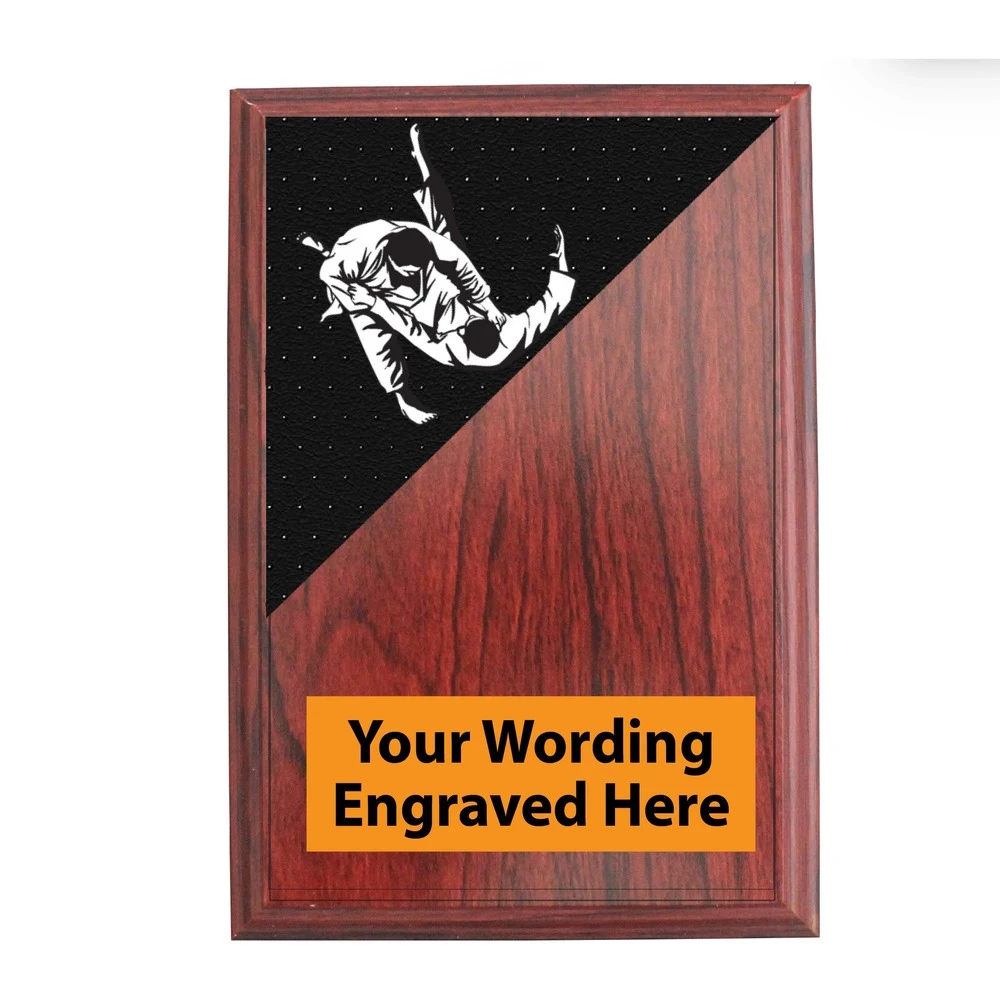 Judo Shield Award - Dot Pattern