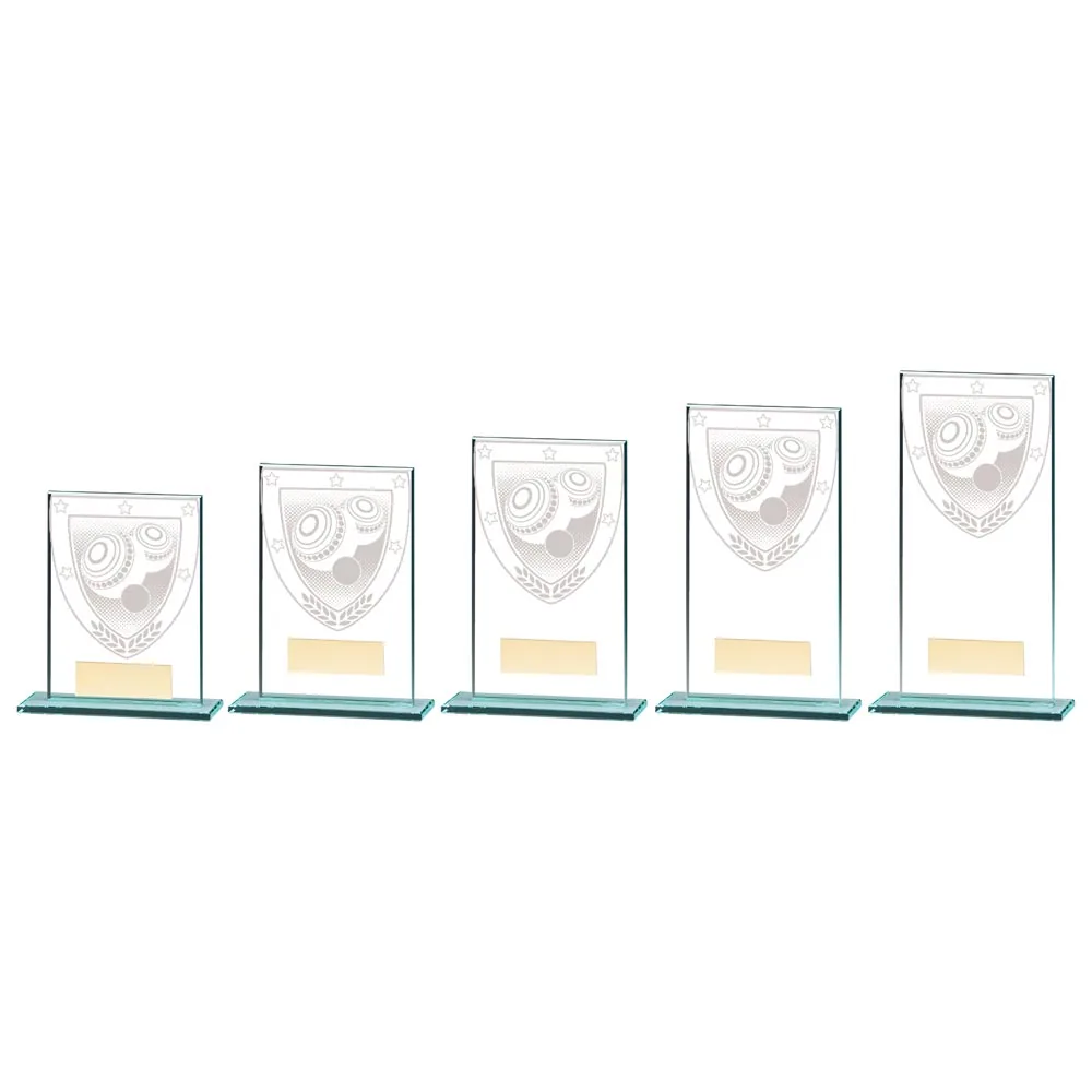 Millennium Lawn Bowls Jade Glass Award