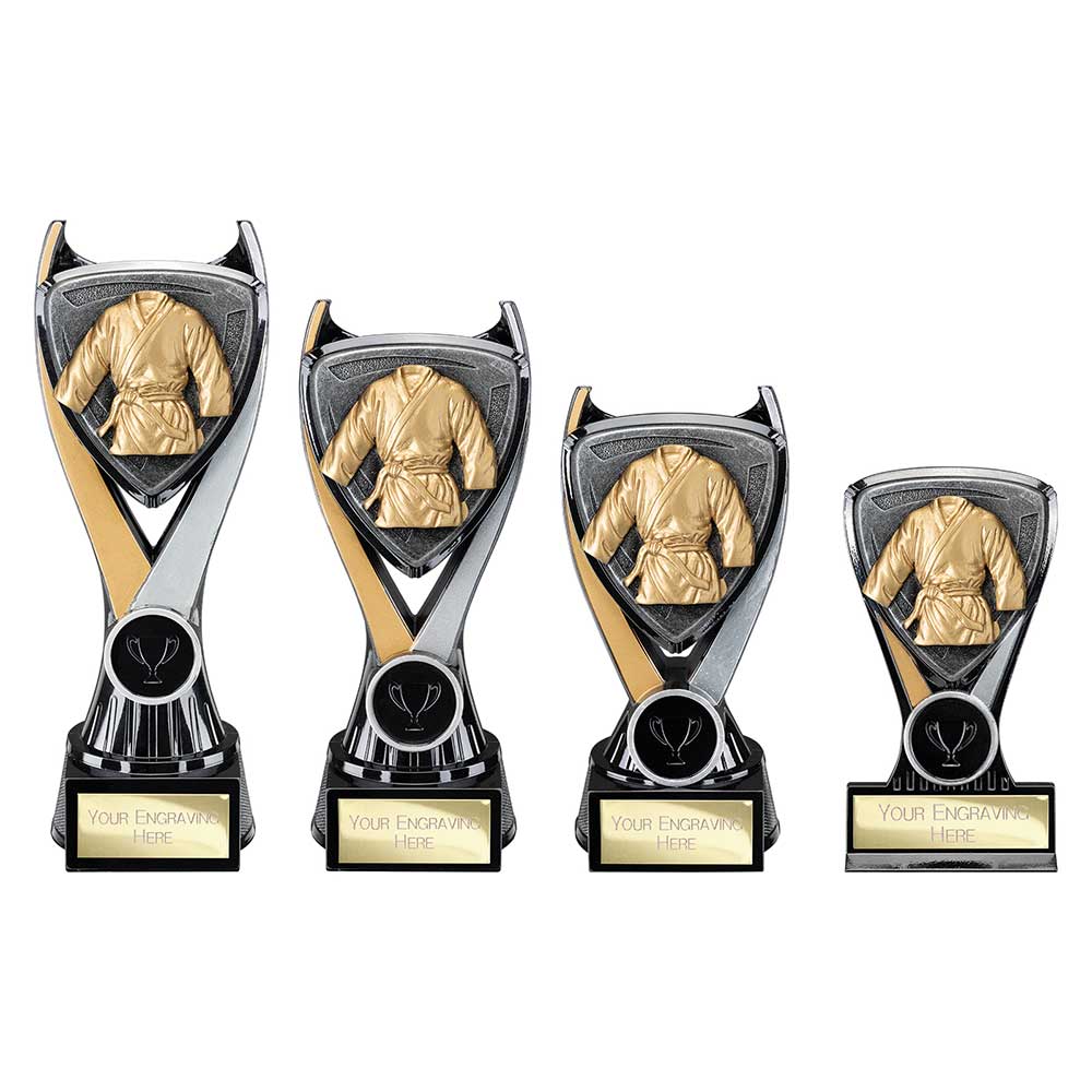 Wolverine Plaque Martial Arts Carbon Black & Fusion Gold