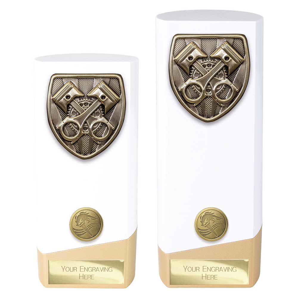 Prime Cobra Motorsport Piston Award White & Gold