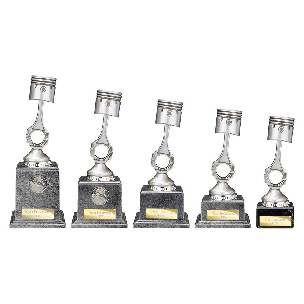 Velocity Piston Award Antique Silver
