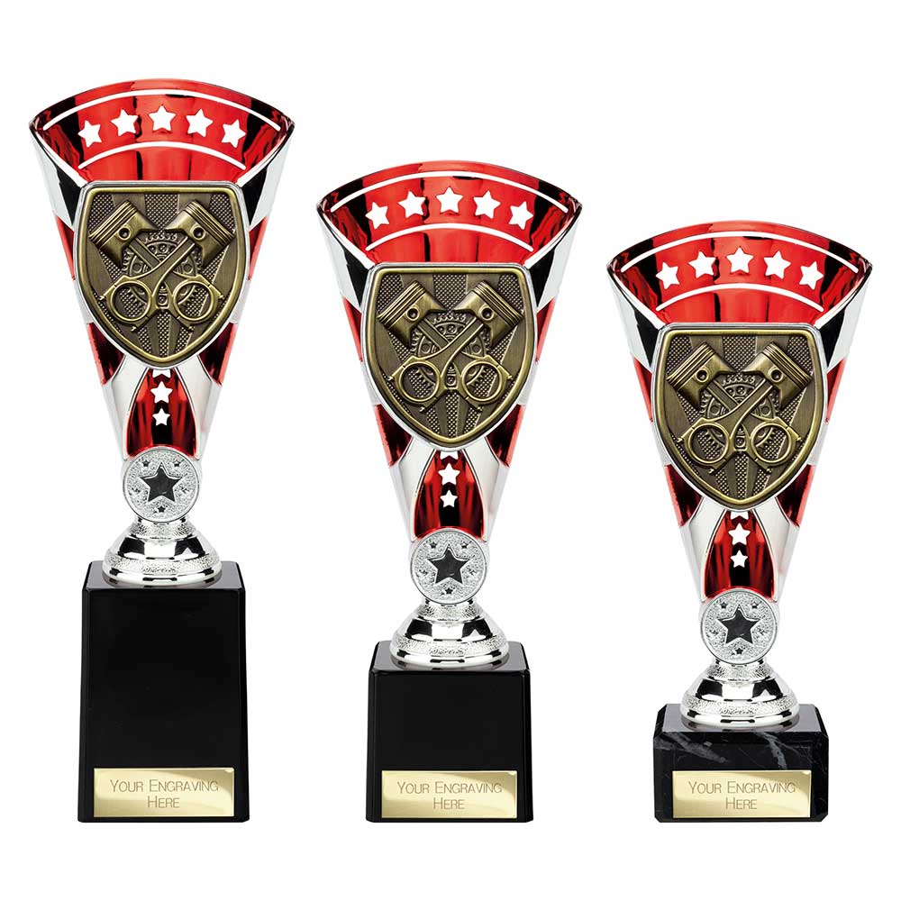 Cobra Star Cup Motorsport Piston Silver & Red