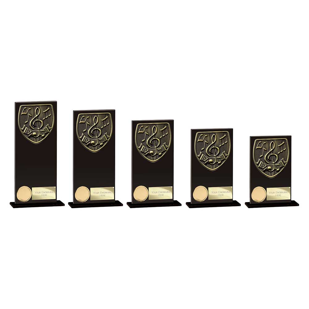 Cobra Music Glass Award Jet Black