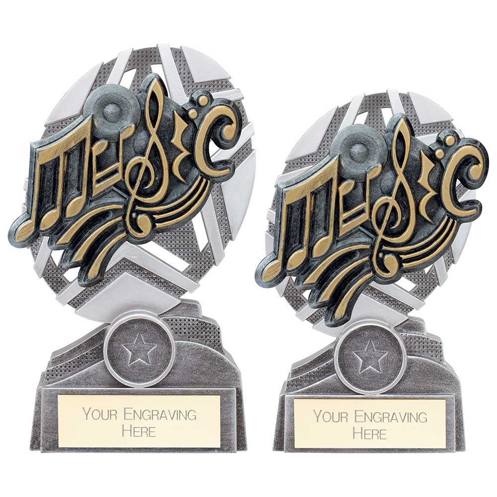The Stars Music Plaque Award Silver & Gold