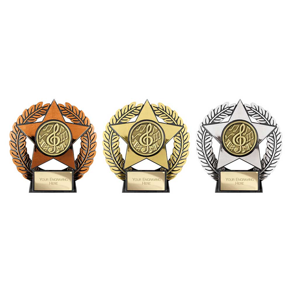 Emperor Star Music Plaque Bronze