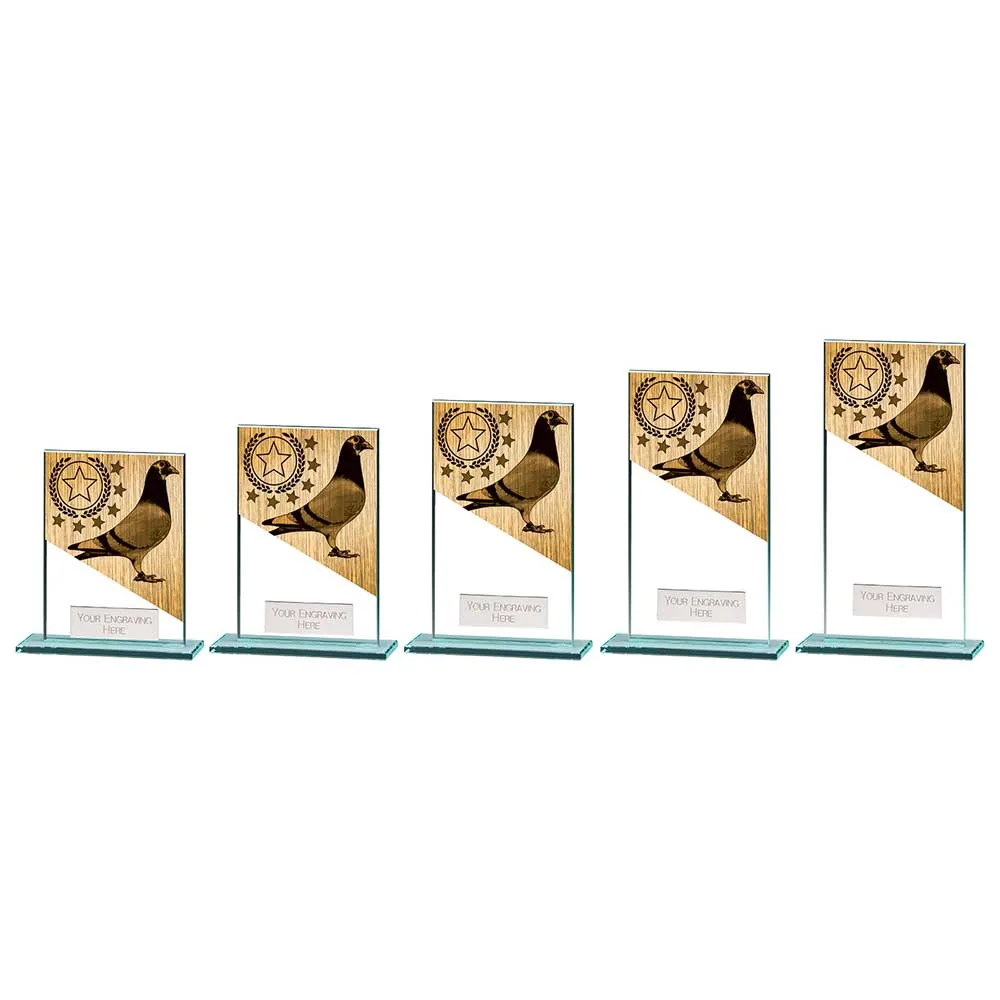 Mustang Pigeon Jade Glass Award