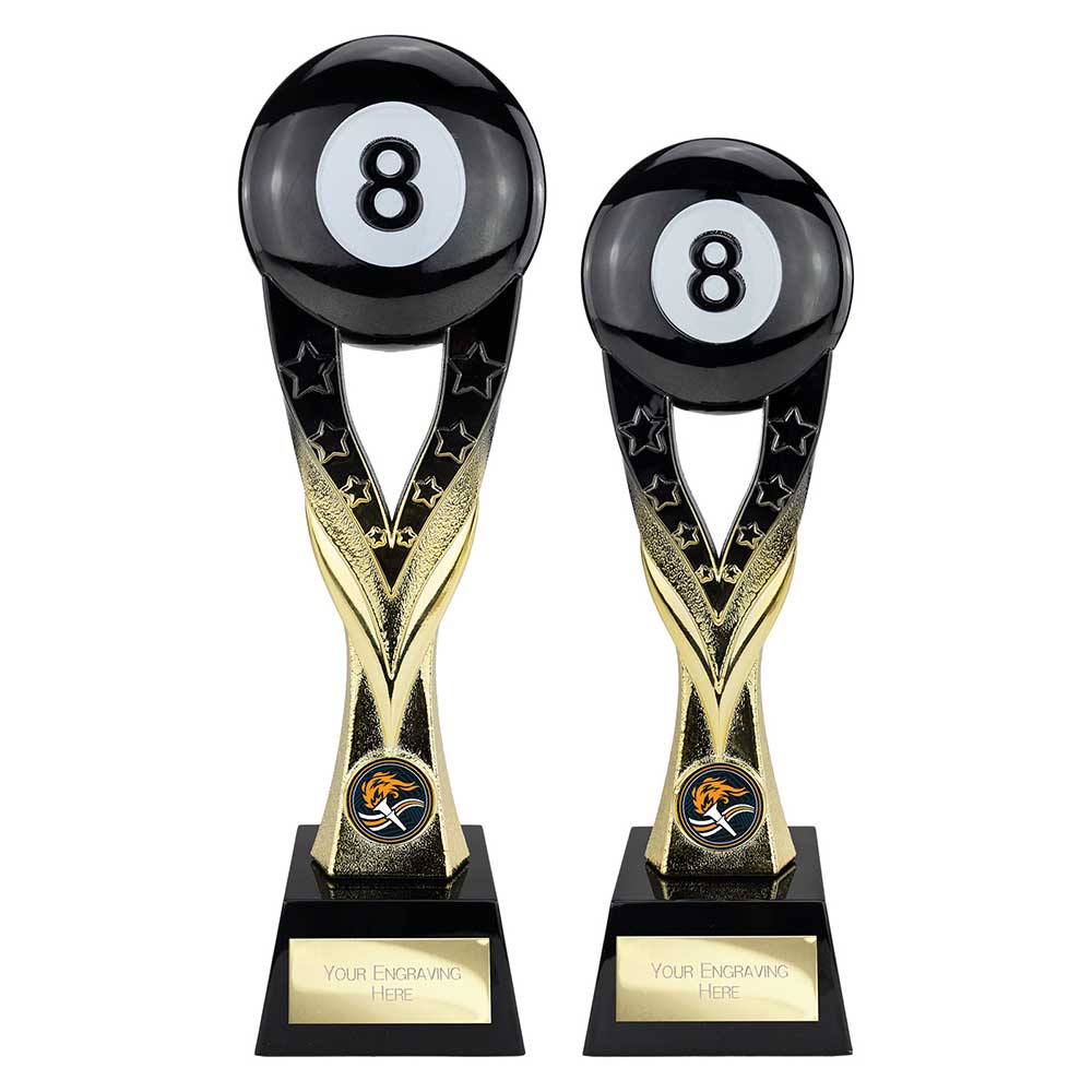 Extreme Pool Award Carbon Black & Gold