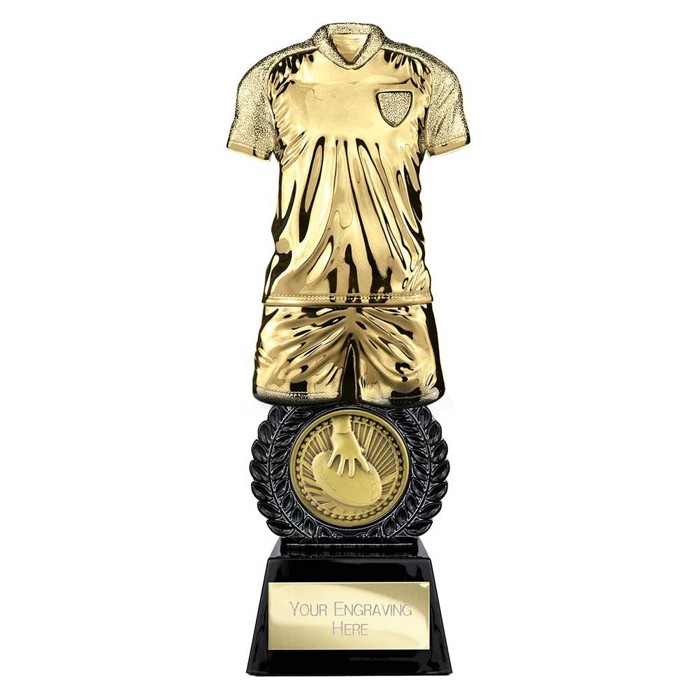 Intensity Rugby Award Gold & Carbon Black