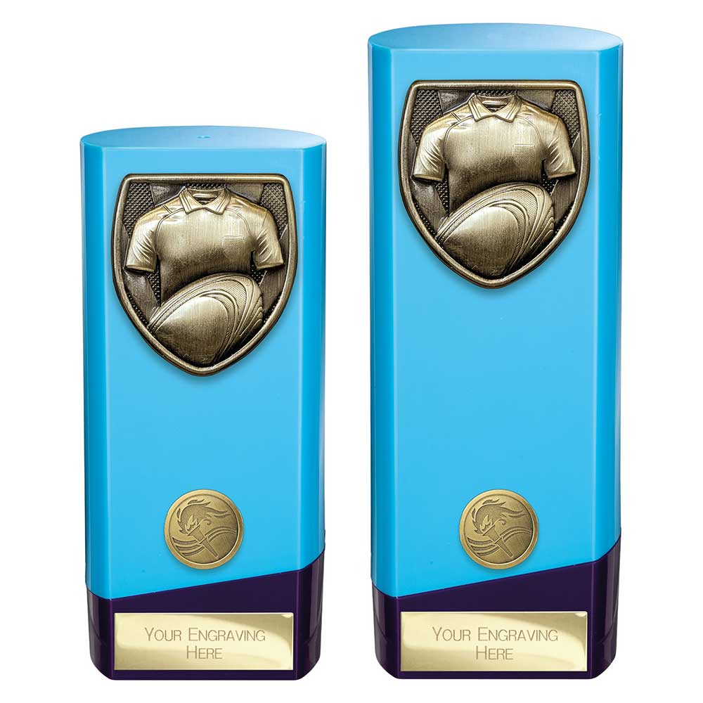 Prime Cobra Rugby Shirt & Ball Award Blue & Purple