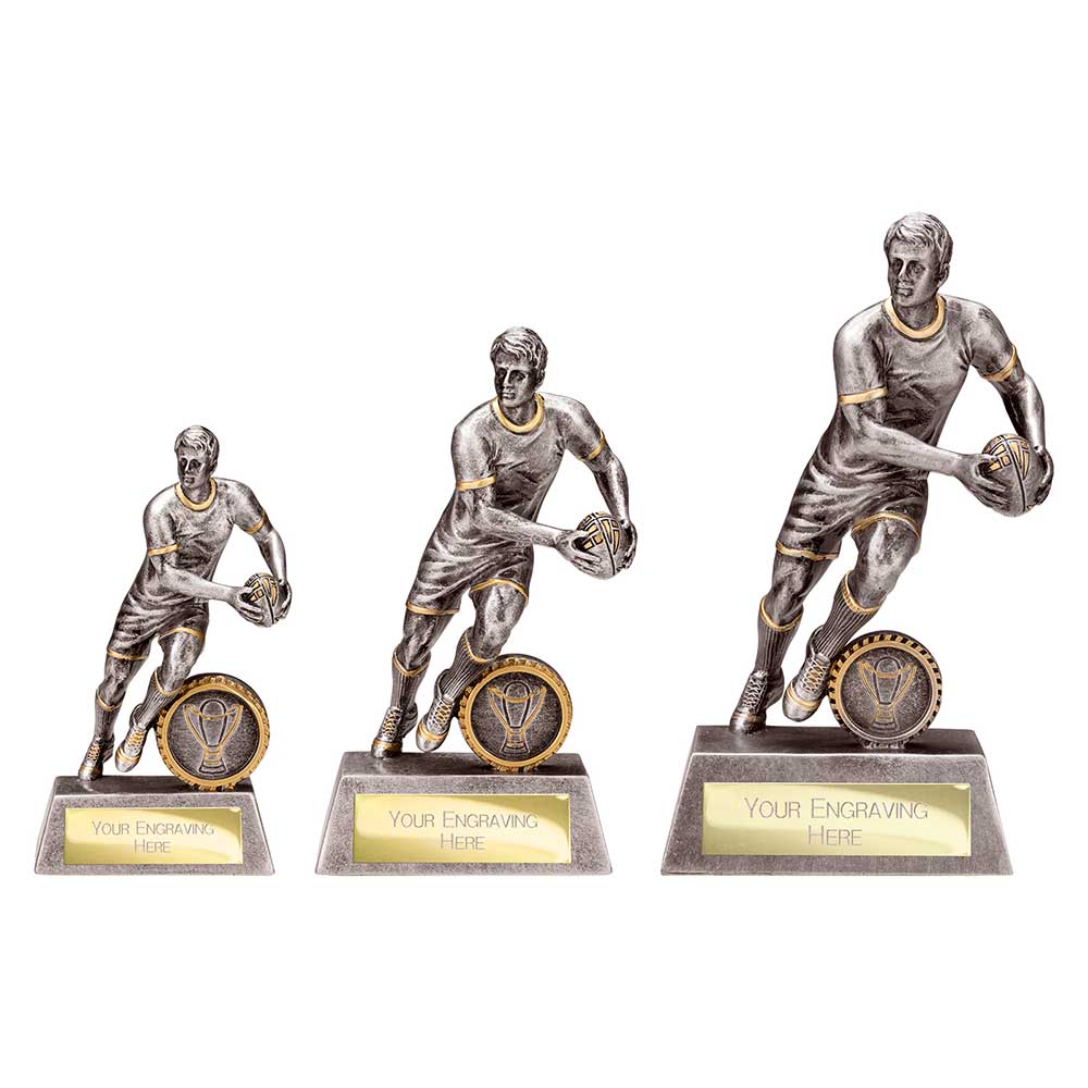 Stormer Rugby Male Award Antique Silver & Gold
