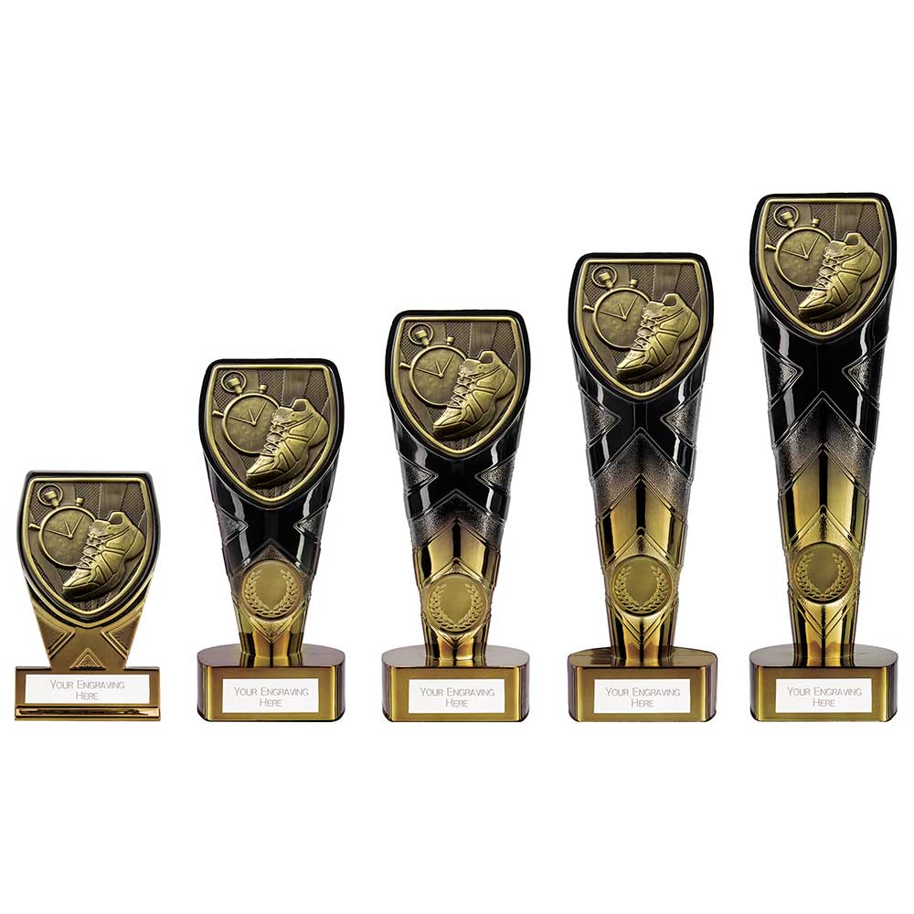 Fusion Cobra Running Plaque Award Black & Gold