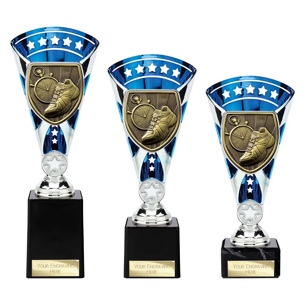 Cobra Star Cup Running Silver & Blue