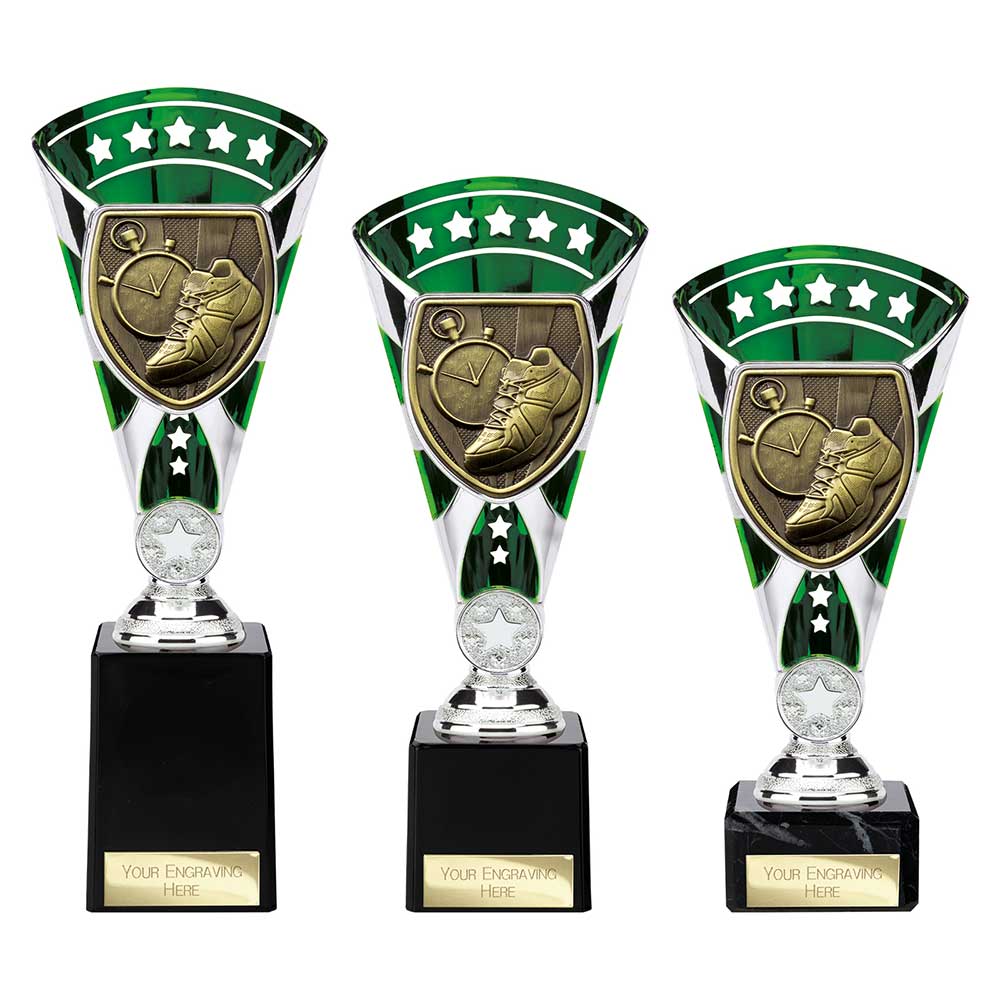 Cobra Star Cup Running Silver & Green