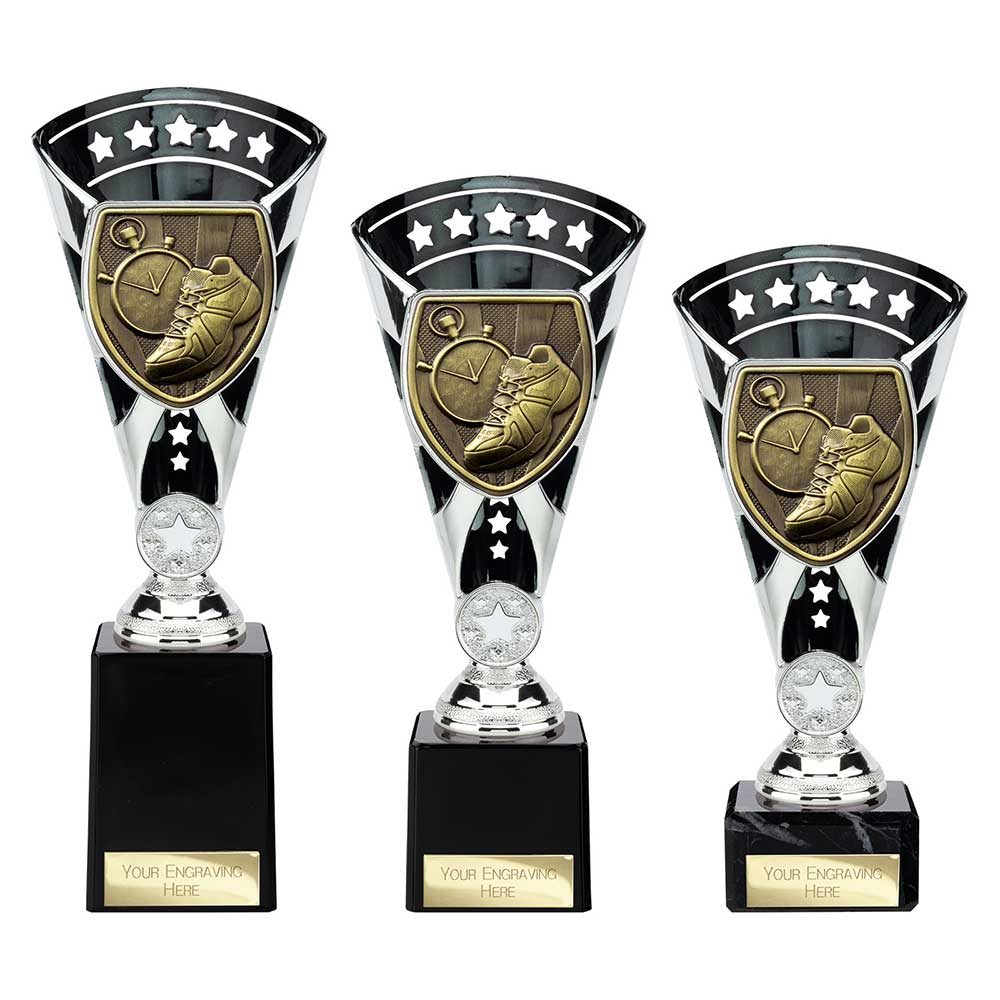 Cobra Star Cup Running Silver & Black