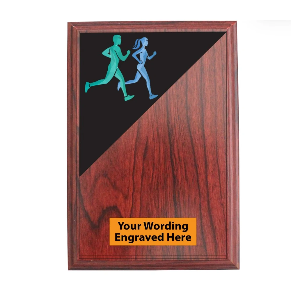 Running Shield Award - Teal Runners