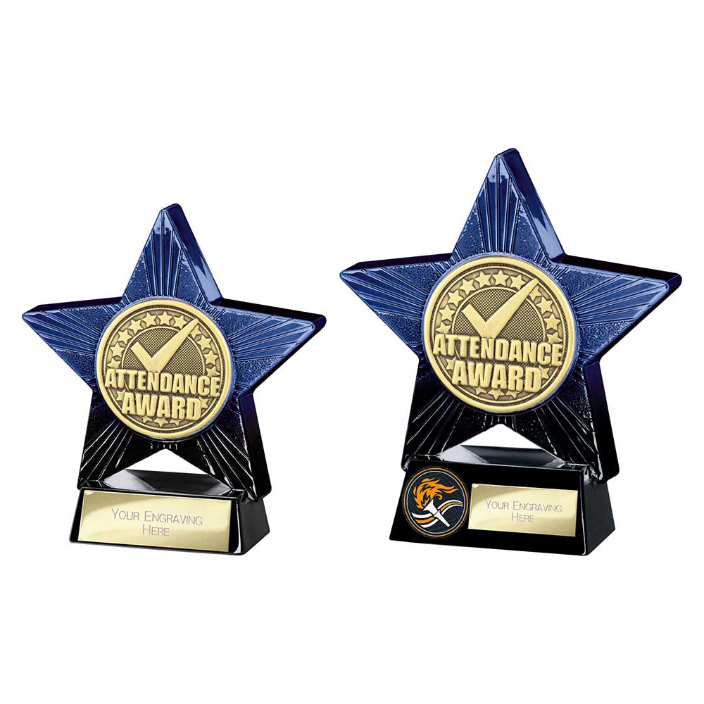 Superstar Attendance Award Blue & Black