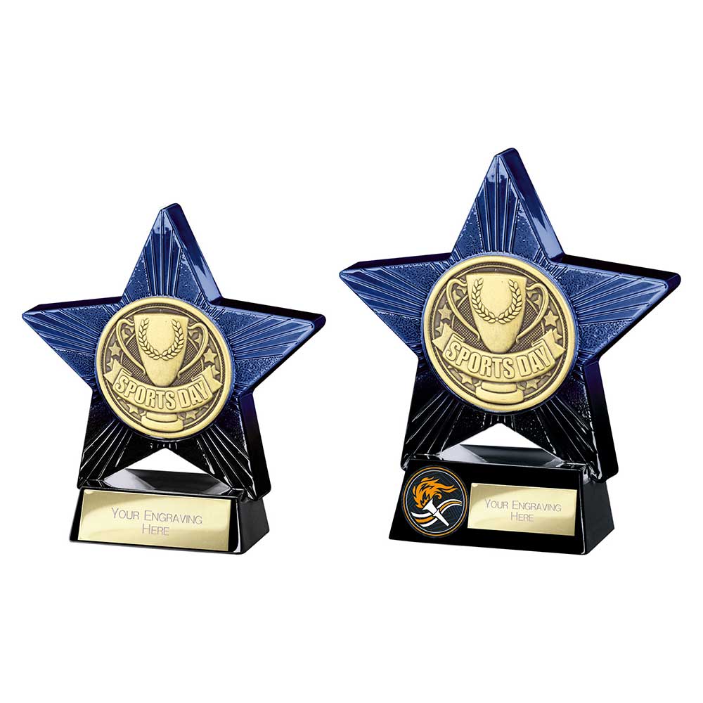 Superstar Sports Day Award Blue & Black